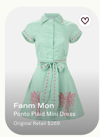 Ponto Plaid Mini Dress