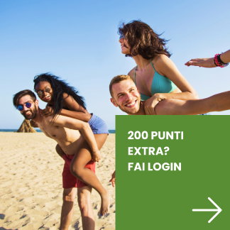 200 PUNTI EXTRA? FAI LOGIN