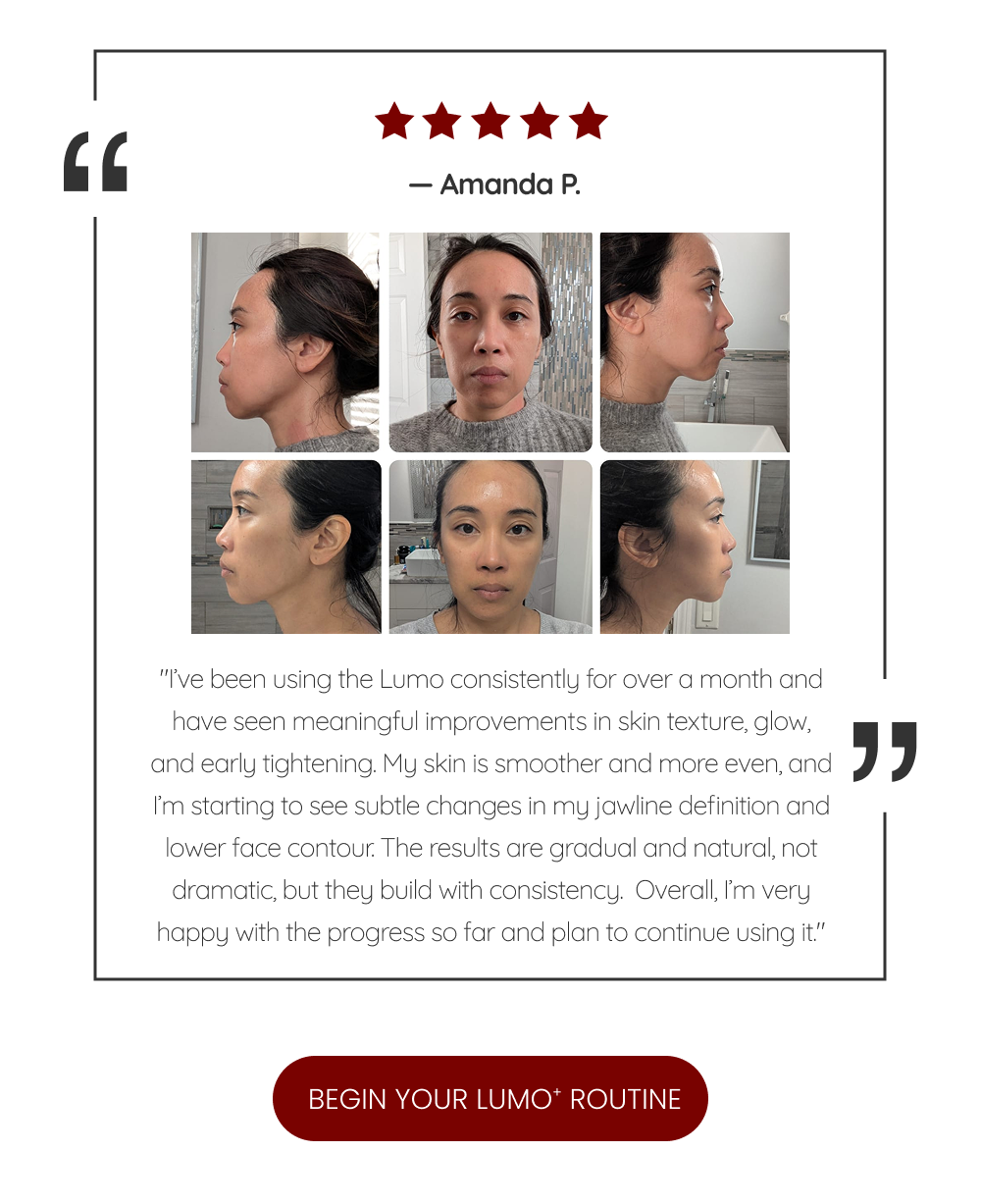 BEGIN YOUR LUMO⁺ ROUTINE