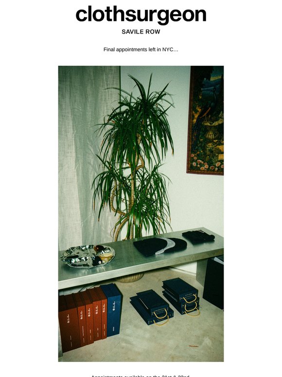 clothsurgeon Trunk Show NYC