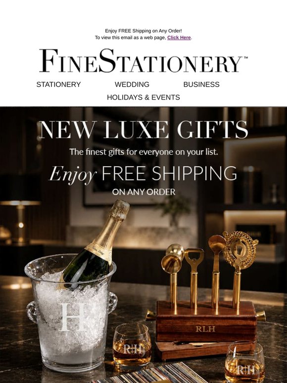 Introducing the Luxe Gifts Collection