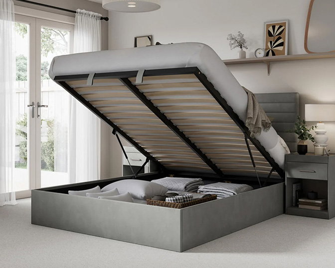 Shop front ottoman beds