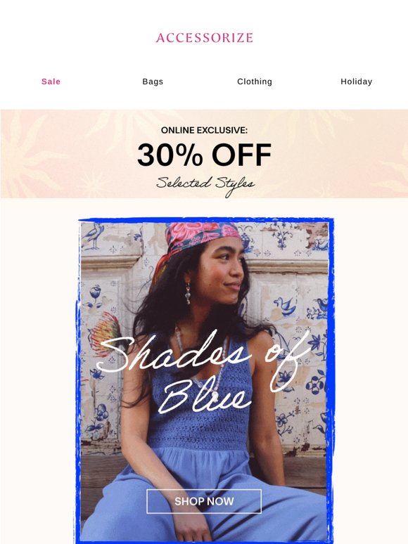 The Season’s most stylish shade…💙
