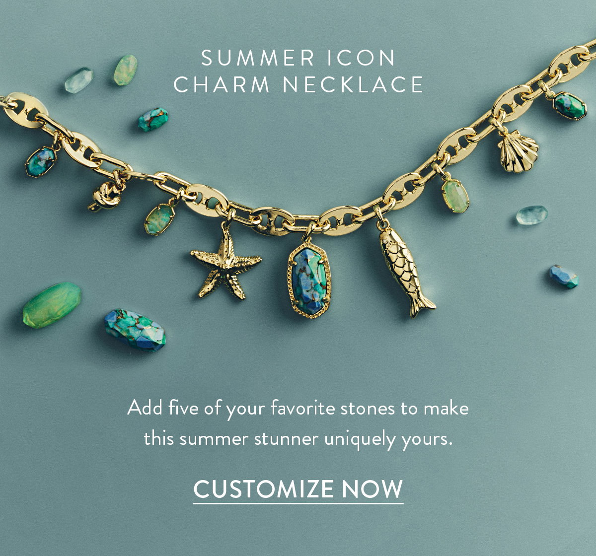 Summer Icon Charm Necklace