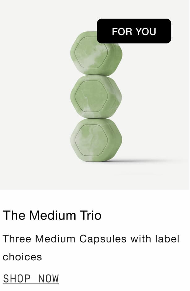 Click to shop The Medium Trio
