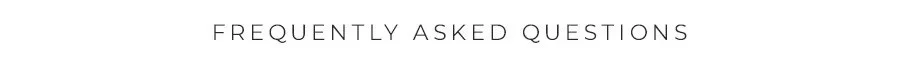 Frequently Asked Questions 