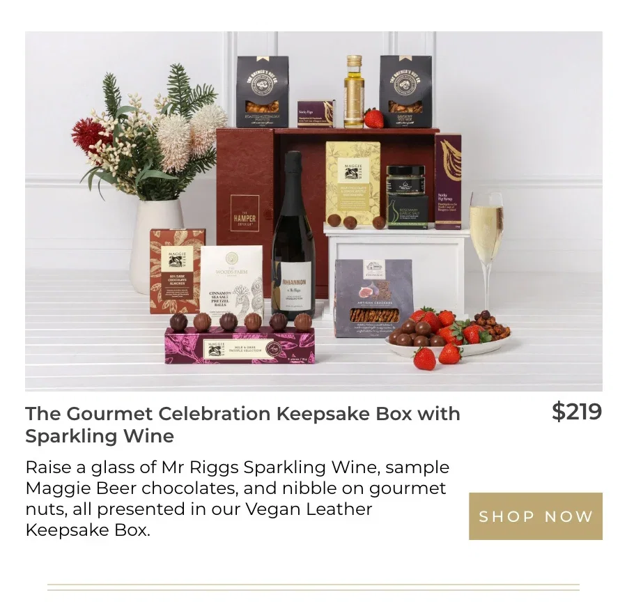 The Gourmet Celebration Keepsake Box with Sparkling Wine