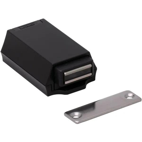 Sugatsune ML-ZN80-BL, Heavy-Duty Push to Open Door Touch Latch for Doors up to 36 Inch Width x 96 Inch Height x 275 Pound Weight, Black