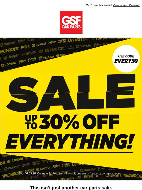⚡ Up To 30% Off Everything! Limited Time Only!