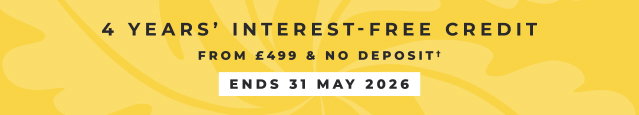 4 Years Interest-free Credit from £499*