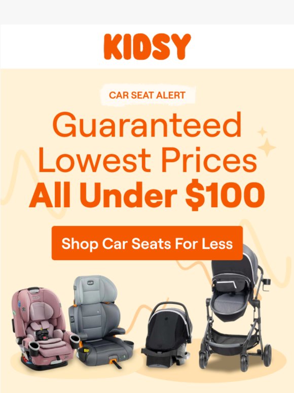 Car Seat Alert: All Under $100 👀