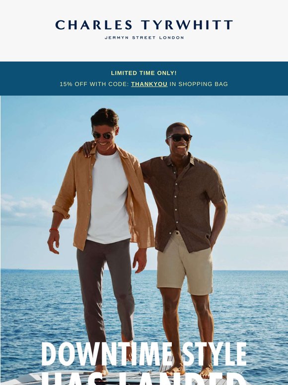 Shirts for the Weekend | 15% OFF