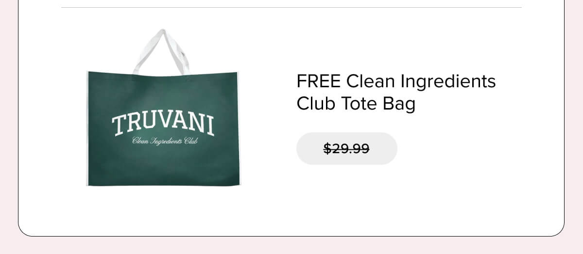 Clean Ingredients Club Tote Bag ($29.99) 