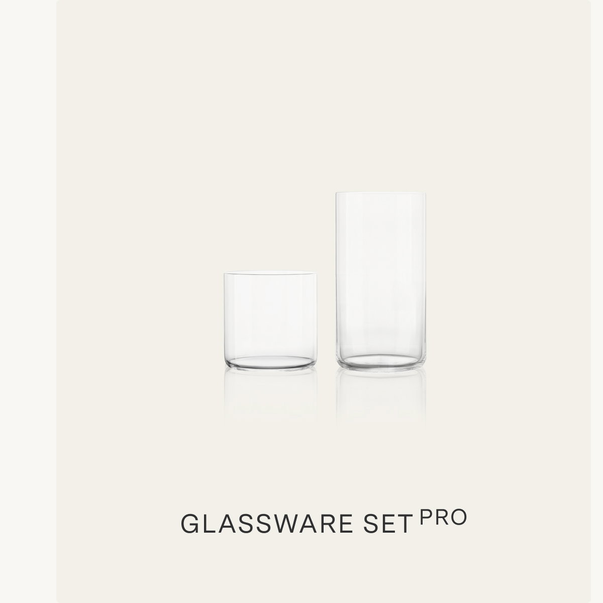 Glassware Set Pro.