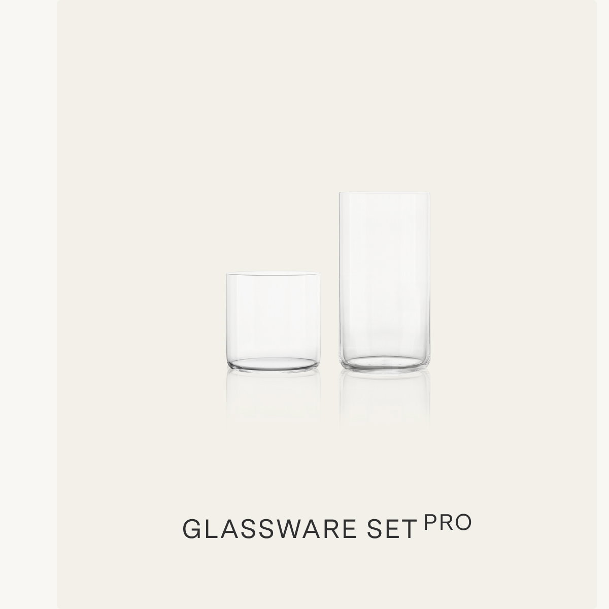 Glassware Set Pro.