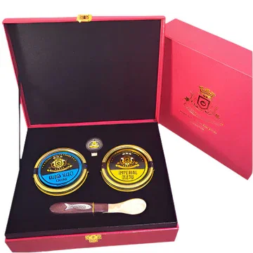 Gold Reserve Caviar Indulgence - Red Gift Box