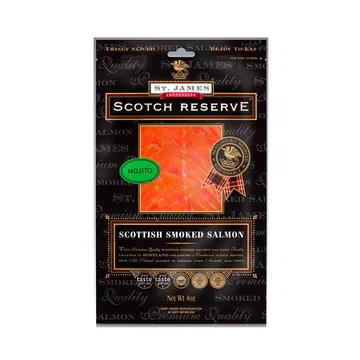 Scottish Reserve Smoked Salmon Infused With Mojito
