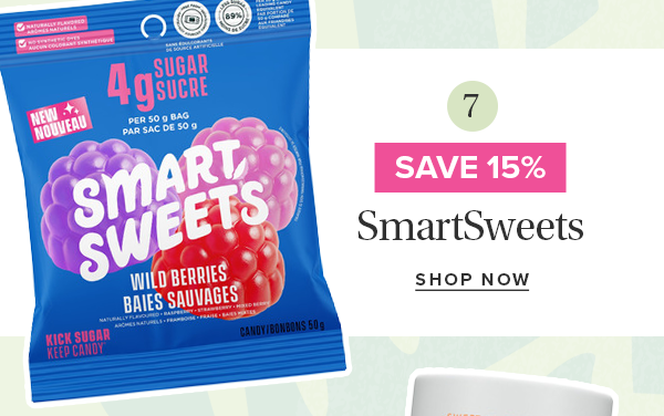 Save 15% on SmartSweets
