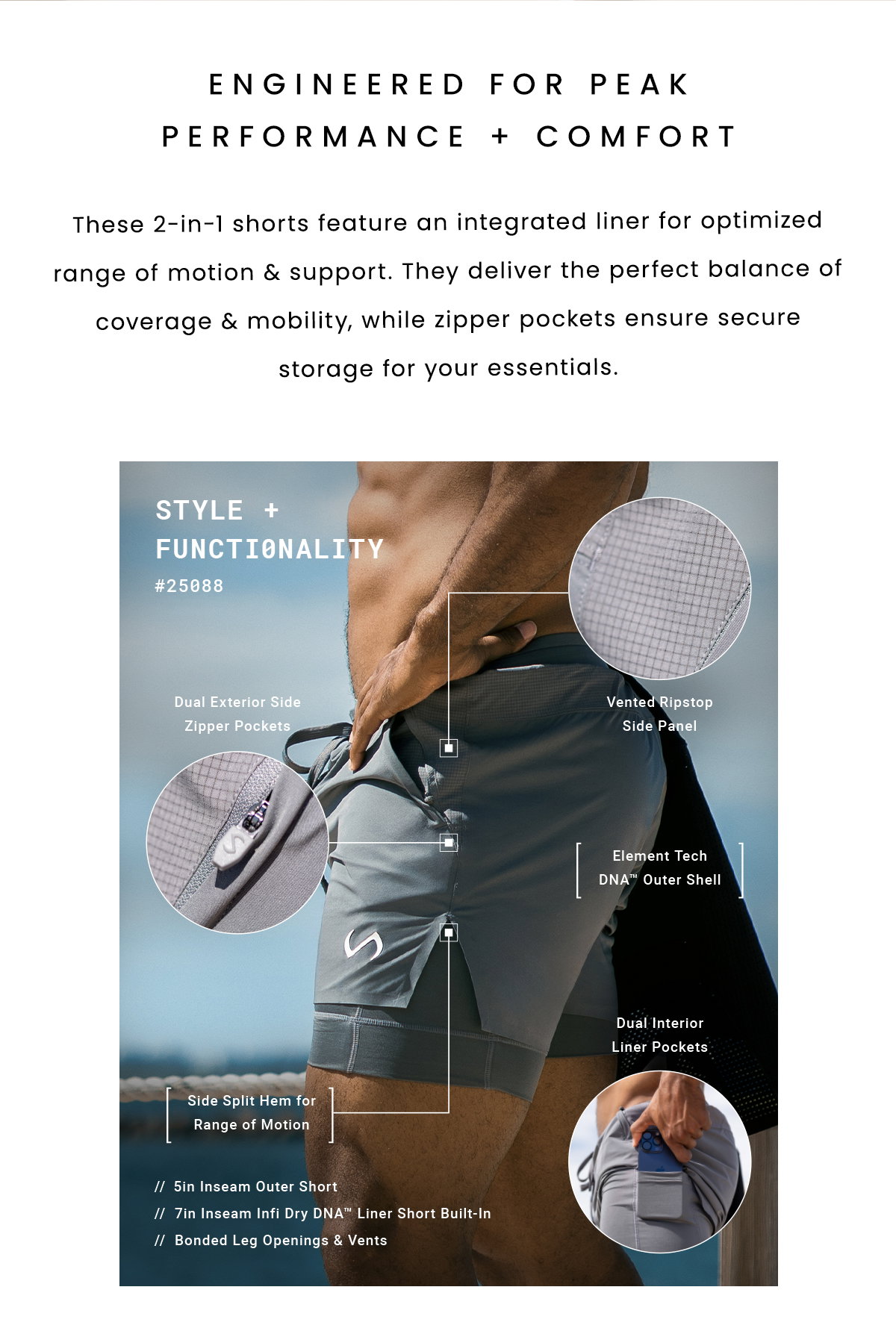 Element Shorts with Liner