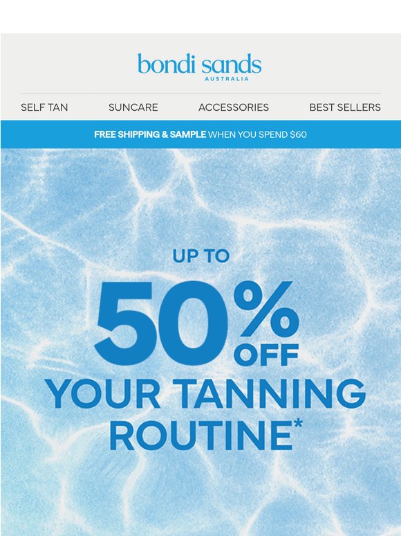 Up to 50% Off Your Self Tan Routine 👀