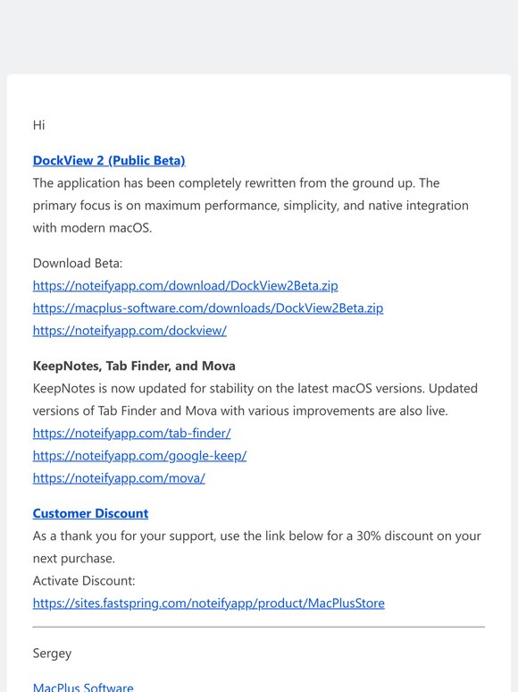 May News: DockView 2 Beta, KeepNotes, and Tab Finder