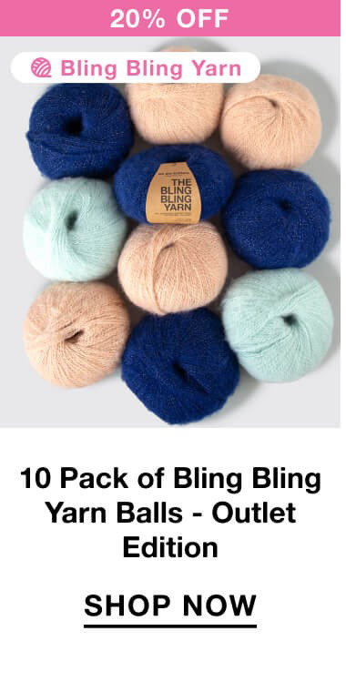 10 Pack of Bling Bling Yarn Balls - Outlet Edition 1