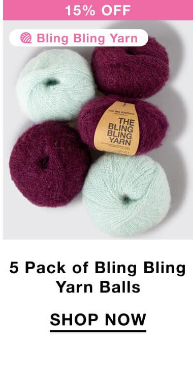 5 Pack of Bling Bling Yarn Balls 1