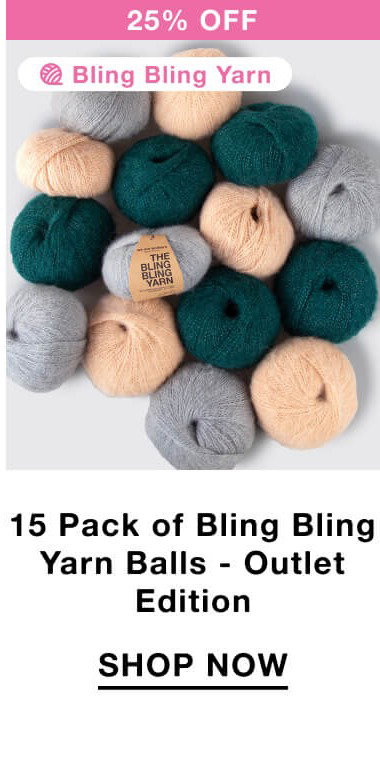 15 Pack of Bling Bling Yarn Balls - Outlet Edition 1