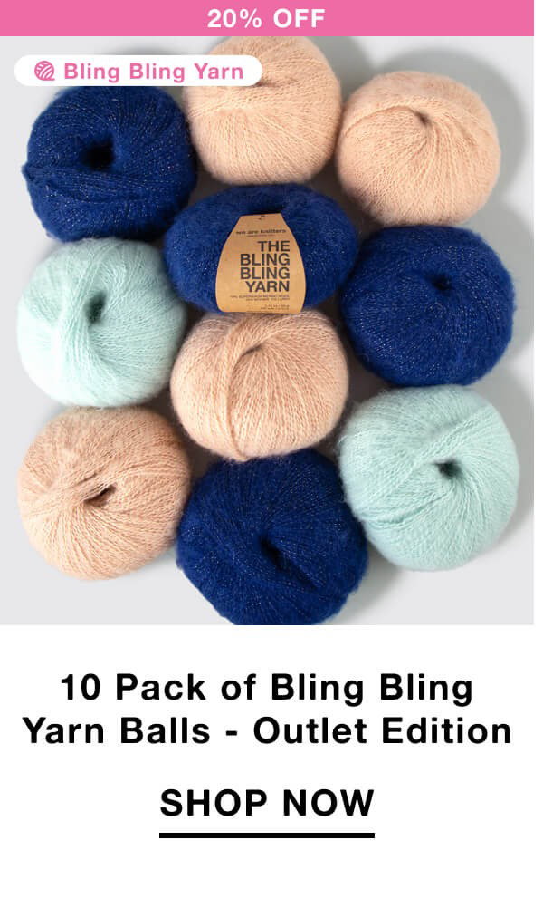 10 Pack of Bling Bling Yarn Balls - Outlet Edition