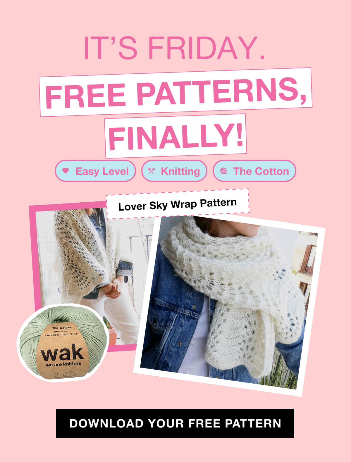 It’s Friday, Free Patterns
