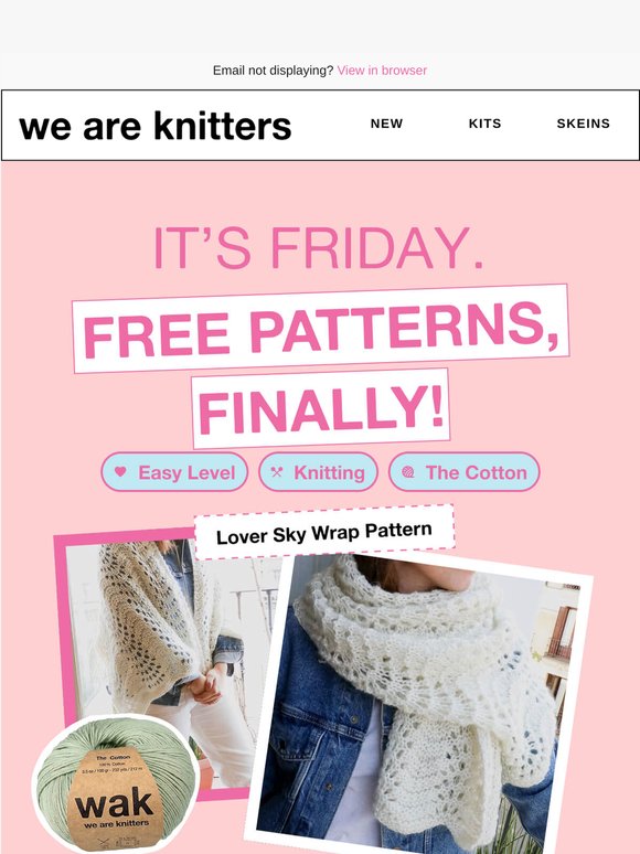 It’s Free Pattern Friday 🎉