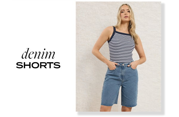 denim shorts