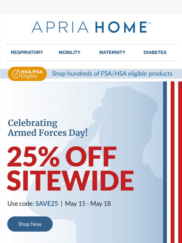 25% Off Sitewide!