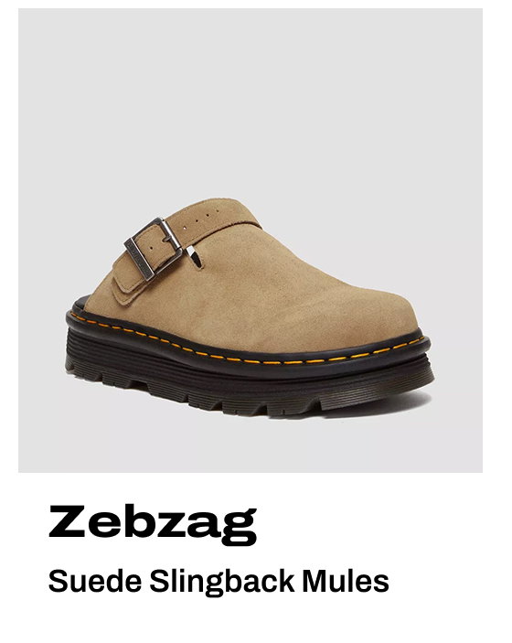 Zebzag Suede Slingback Mules