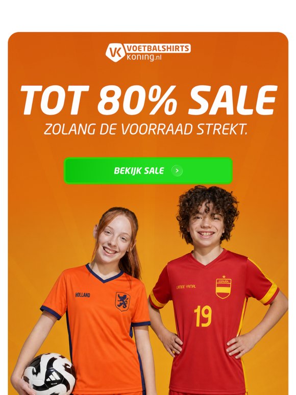 Outlet Sale: tot 80% korting! 😱