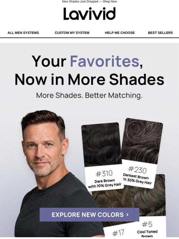 More Shades, More Natural Results