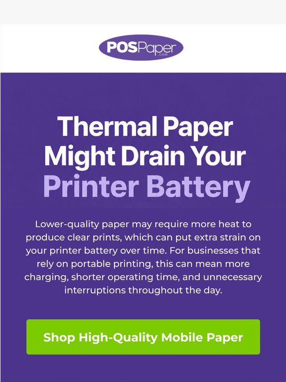Some Papers Use More Battery