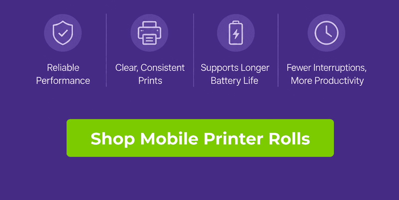 Mobile Printer Paper Rolls