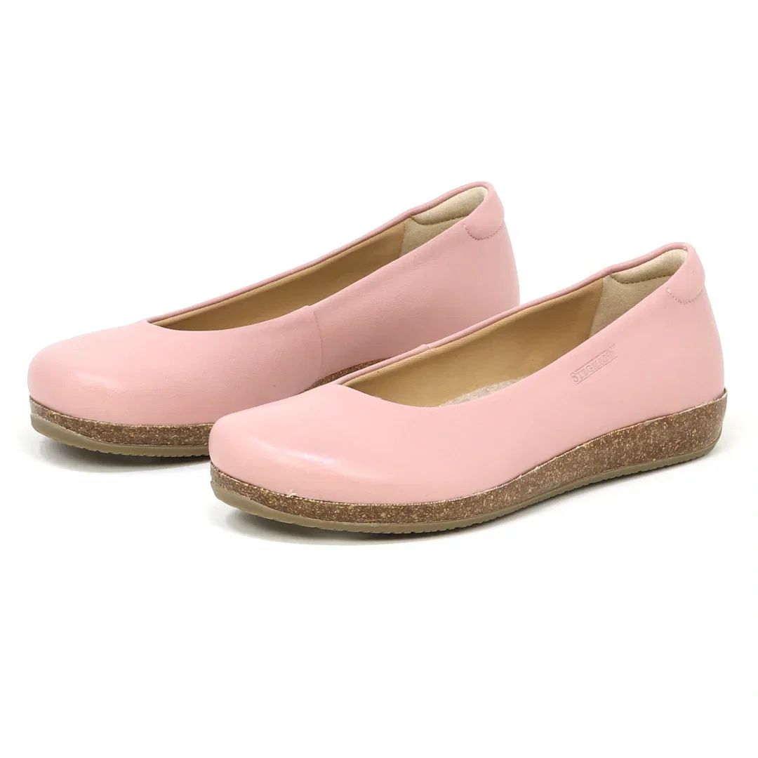 Image of Women's Helene Stretch Leather Ballet Flat