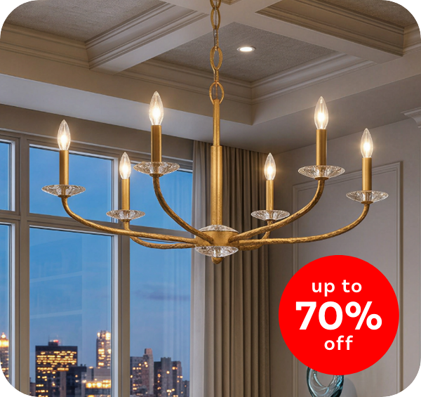 Chandeliers Up to 70% Off