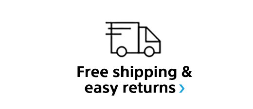 Free shipping & easy returns