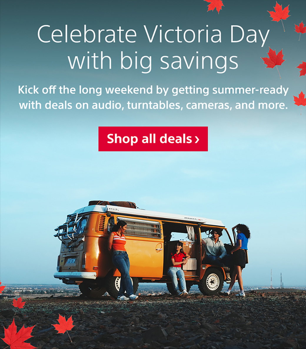 Celebrate Victoria Day with big savings | Kick off the long weekend by getting summer-ready with deals on audio, turntables, cameras, and more. Shop all deals
