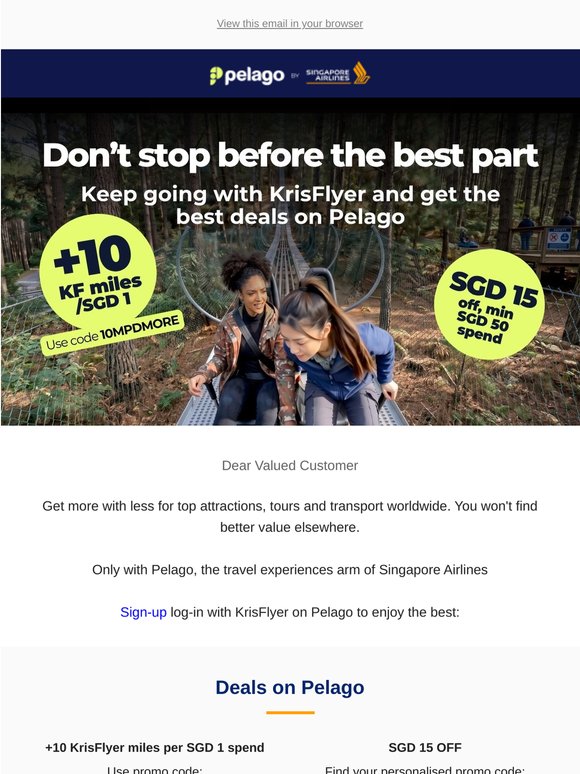 No better value: Up to 30% off for attractions and more