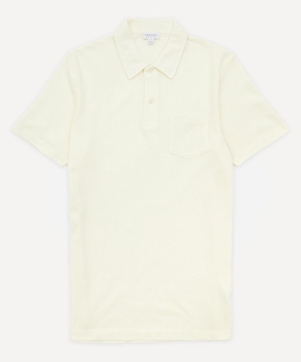 Sunspel Rivieria Mesh Polo Shirt