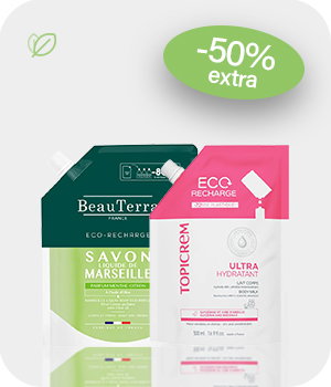 -50% extra en packs de Beauterra y Topicrem