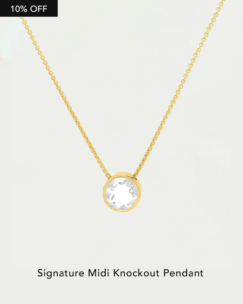 Signature Midi Knockout Pendant.