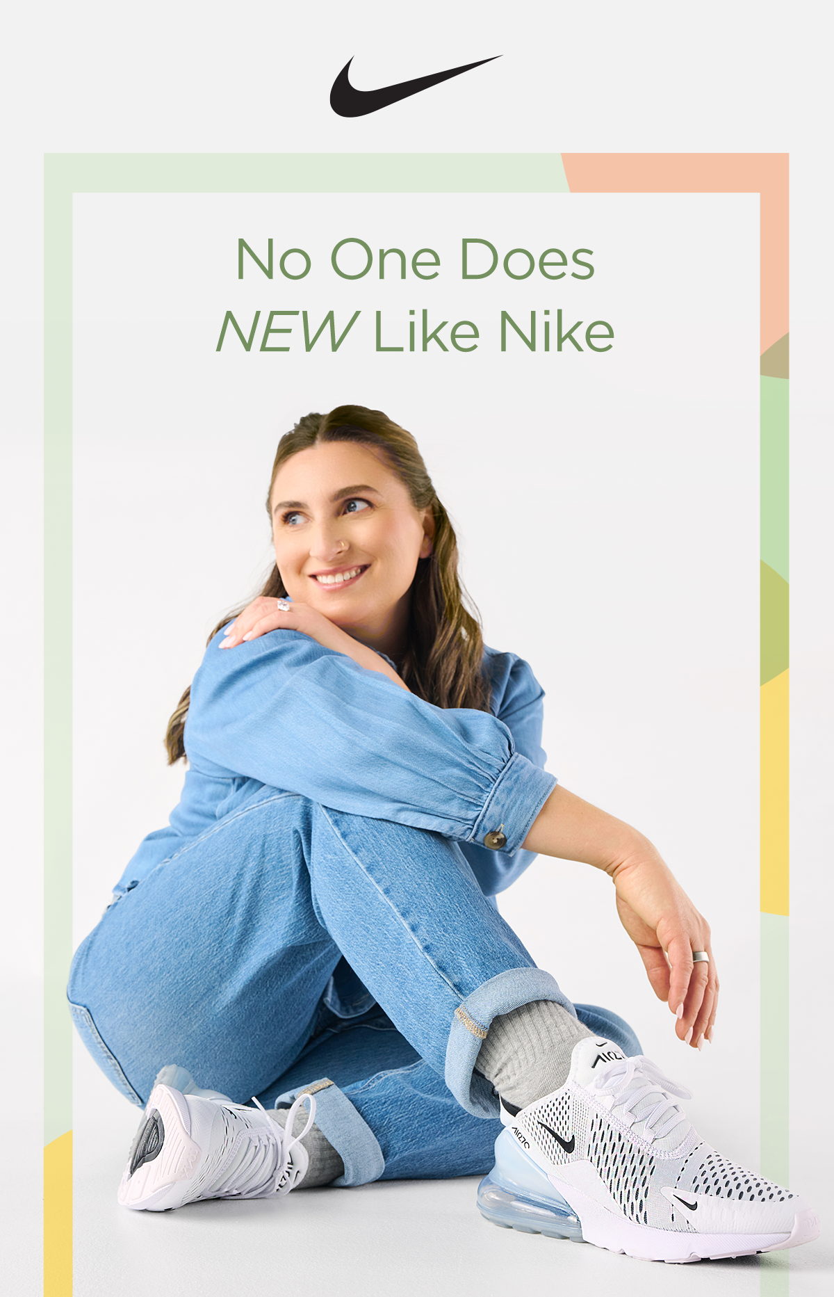 Nike | No One Does New Like Nike | Lifestyle Image of Women's Nike Sneakers