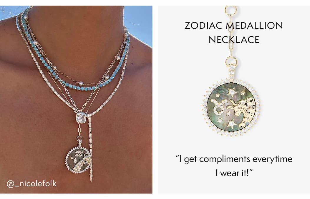 Zodiac Medallion Necklace