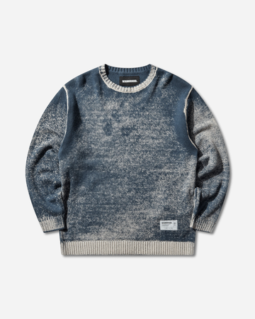 Men's Pigment Bleed Crewneck Sweater Navy