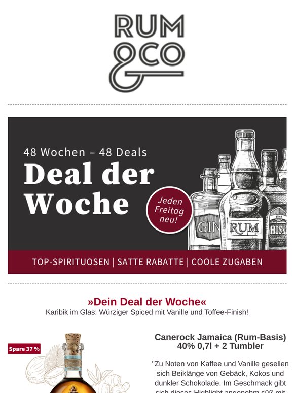 Genuss-Set für Rumliebhaber: Jamaica-Spiced mit feinen Aromen und passenden Gläsern inklusive!